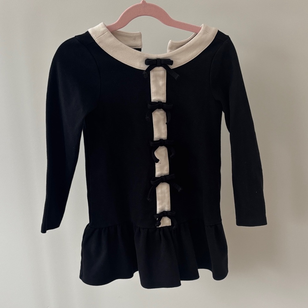 Janie and Jack Black and White Dress, 4T